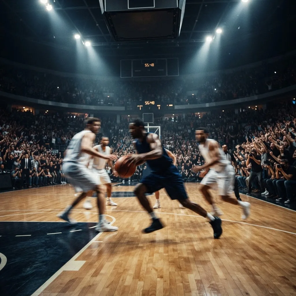 IPTV live sports streaming courtside basketball action