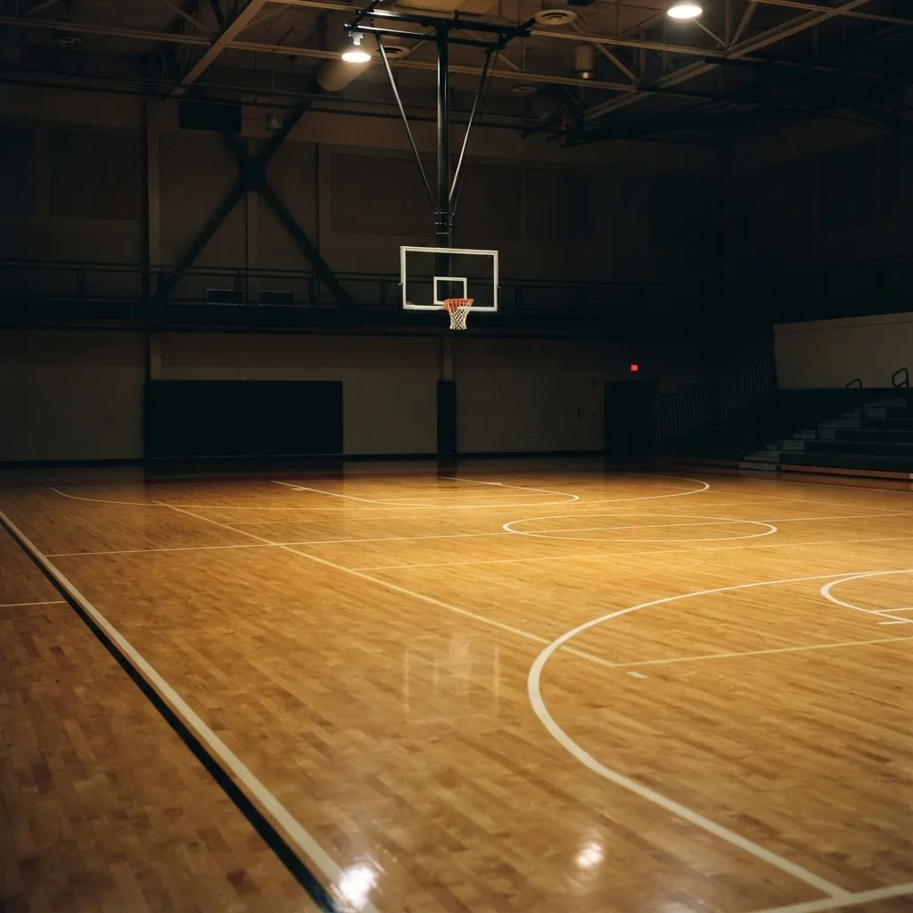 IPTV live sports channels streaming an indoor basketball court